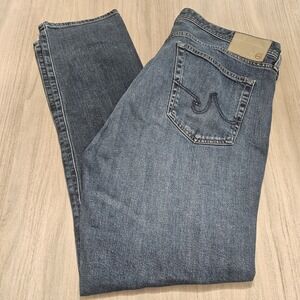 AG Adriano Goldschmied The Everett Slim Straight Jeans Mens 40x32  Stretch